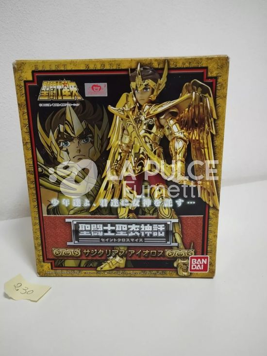 SAINT SEIYA MYTH CLOTH - GOLD: SAGITTARIUS - AIOLOS (4000 YEN) - SAGITTARIO (MANCA 1 PEZZO DELLA CINTURA)