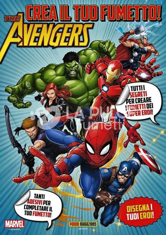 PANINI COLORS #    32 - CREA IL TUO FUMETTO! THE AVENGERS