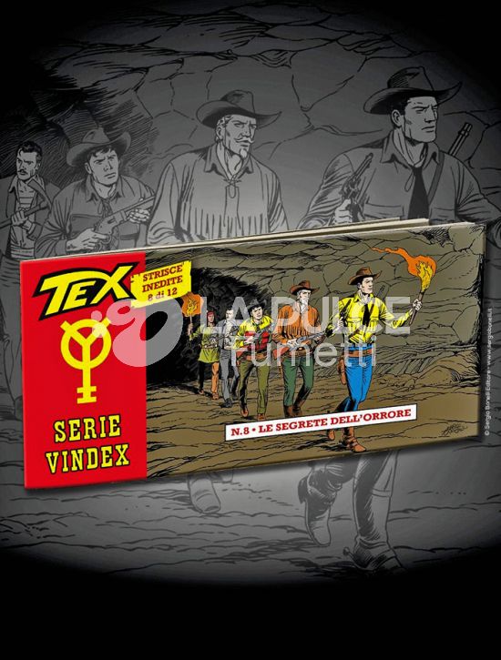 TEX STRISCIA SERIE VINDEX #     8: LE SEGRETE DELL'ORRORE