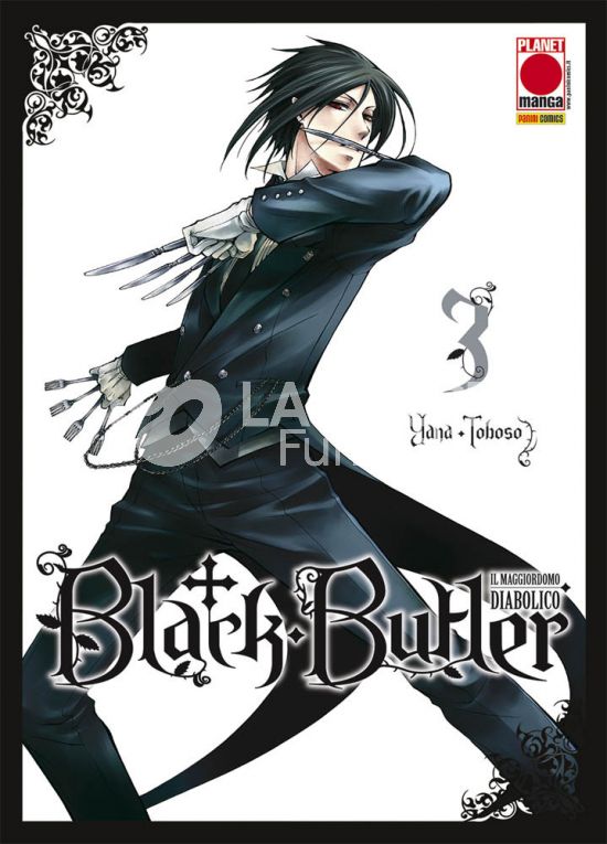 BLACK BUTLER #     3 - IL MAGGIORDOMO DIABOLICO - KUROSHITSUJI - 5A RISTAMPA