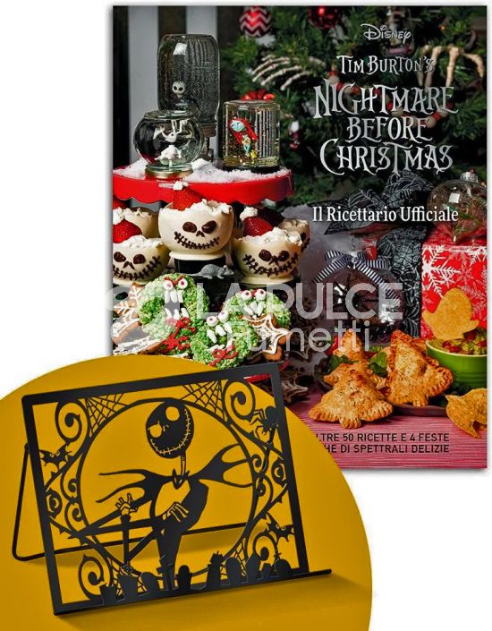 TIM BURTON'S NIGHTMARE BEFORE CHRISTMAS - IL RICETTARIO UFFICIALE - COFANETTO E LEGGIO