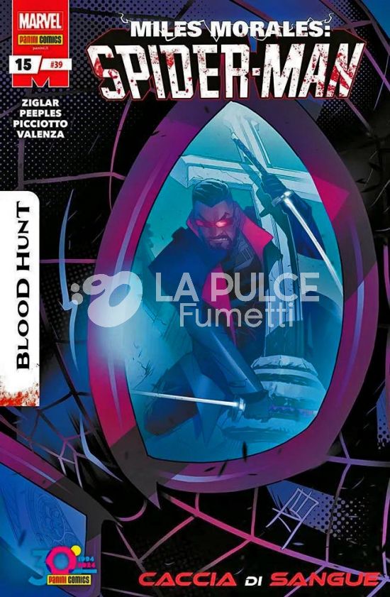 MILES MORALES: SPIDER-MAN #    39 - MILES MORALES: SPIDER-MAN 15 - BLOOD HUNT + PACCHETTO FIGURINE ALBUM DEADPOOL
