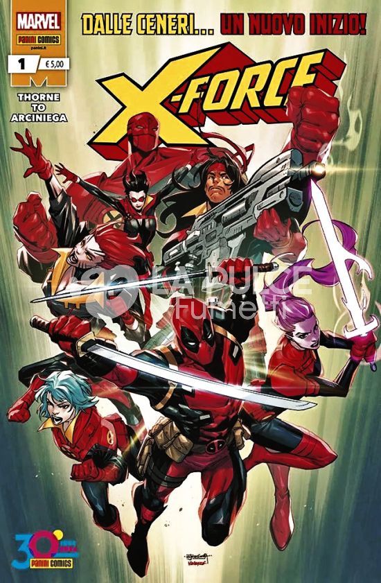 X-FORCE #    52 - X-FORCE 1 + PACCHETTO FIGURINE ALBUM DEADPOOL