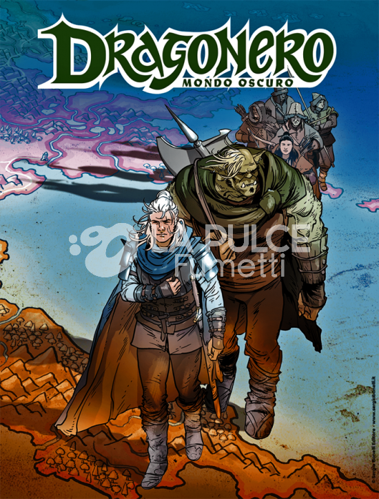 DRAGONERO #   138 - MONDO OSCURO 25: TERRE SCONOSCIUTE - VARIANT MATERICA