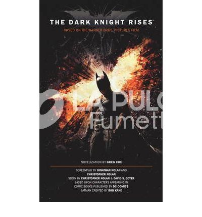 BATMAN THE DARK KNIGHT RISES ROMANZO PRIMA EDIZIONE IN INGLESE