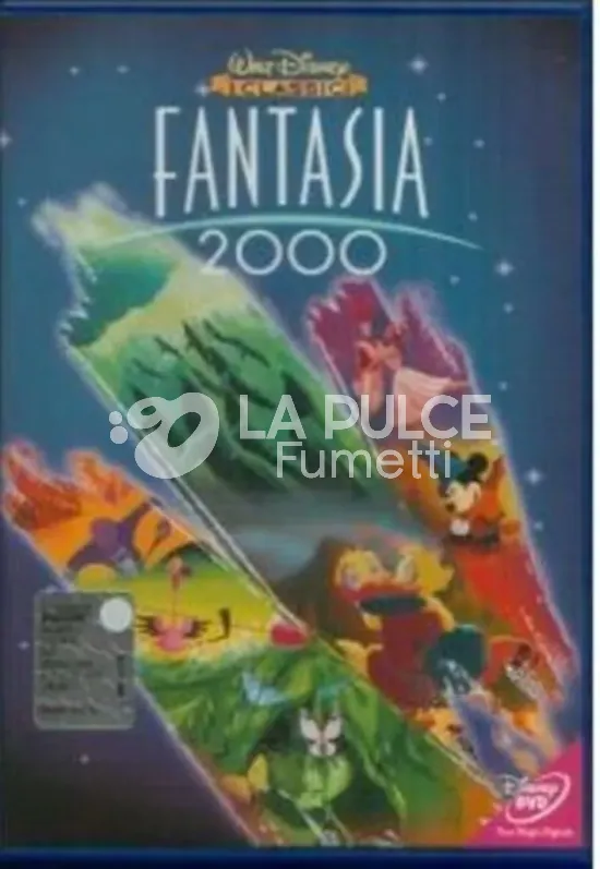 TOPOLINO FANTASIA 2000 DVD CON OLOGRAMMA TONDO