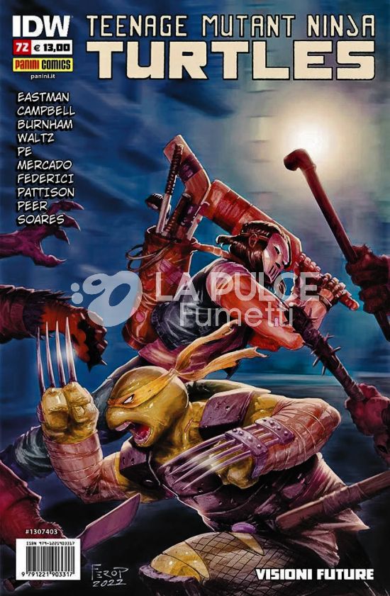 TEENAGE MUTANT NINJA TURTLES #    72