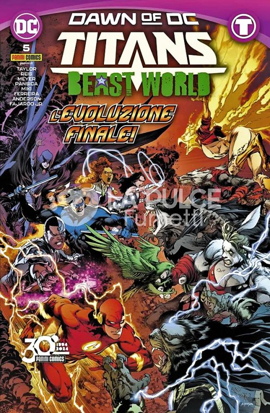 DC CROSSOVER #    40 - TITANS: BEAST WORLD 5 - DAWN OF DC