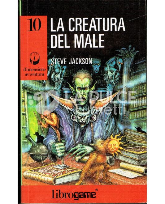 DIMENSIONE AVVENTURA #    10: LA CREATURA DEL MALE LIBRO GAME