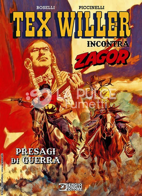 TEX WILLER INCONTRA ZAGOR: PRESAGI DI GUERRA - CARTONATO