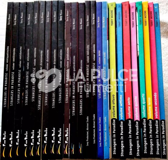 STRANGERS IN PARADISE HC 1/24  MANCA N 23 X SERIE COMPLETA  ORIGINALI ( PRIMI OTTO MACCHIA NERA )
