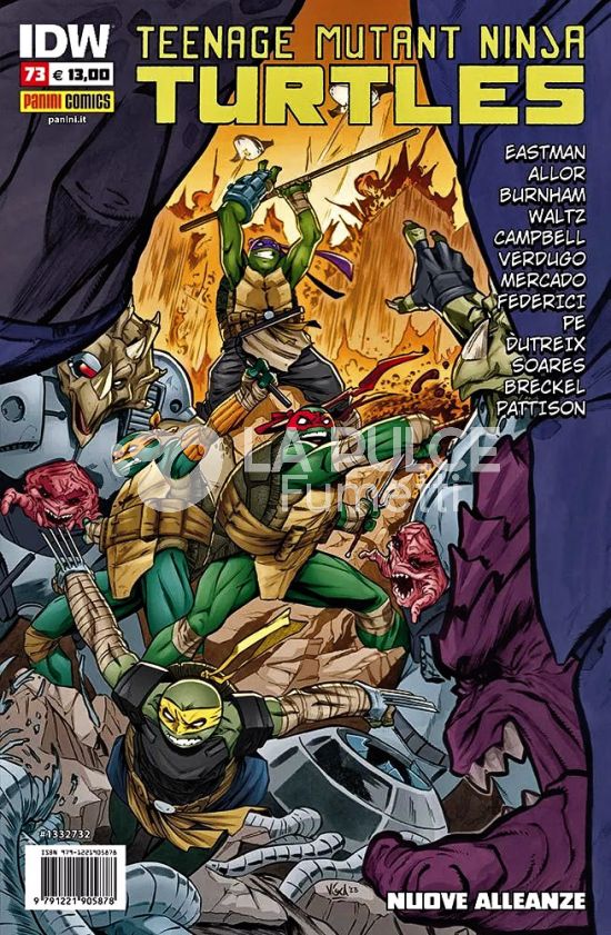 TEENAGE MUTANT NINJA TURTLES #    73