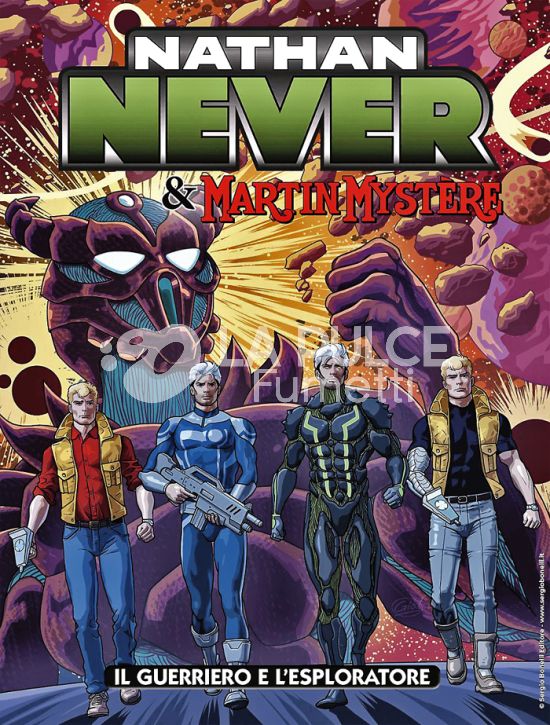 NATHAN NEVER #   404: IL GUERRIERO E L'ESPLORATORE - MARTIN MYSTERE/NATHAN NEVER 2024 4 (DI 4)