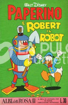 ALBI DELLA ROSA #   315: PAPERINO E ROBERT IL ROBOT