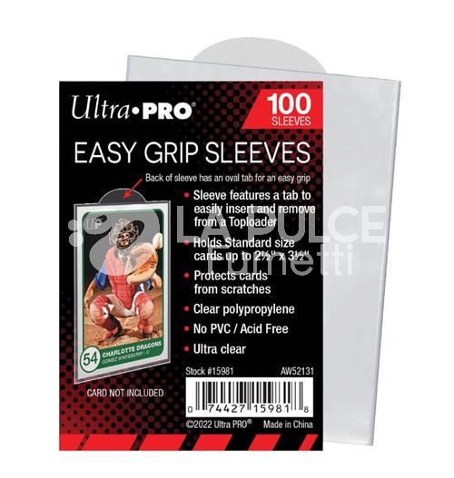 CARD SLEEVES : BUSTINE PROTETTIVE MORBIDE EASY GRIP