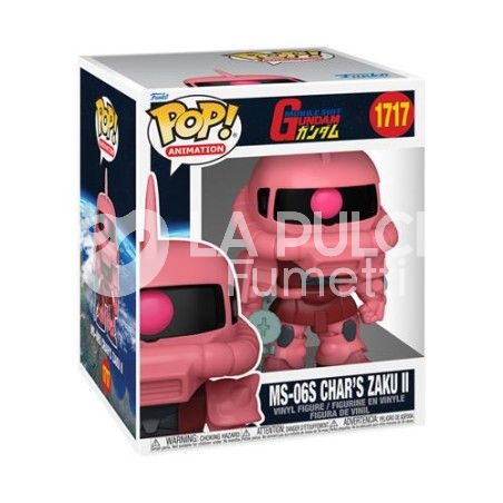 GUNDAM: MS-06S CHAR'S ZAKU II- VINYL FIGURE #   1717 - POP FUNKO ANIMATION