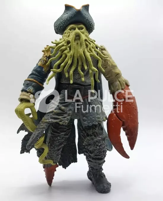 PIRATI DEI CARAIBI : DEAD MAN'S CHEST : DAVY JONES CON BASTONE FORZIERE E CHIAVE