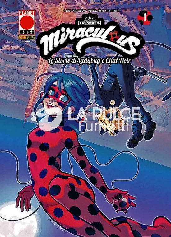 MIRACULOUS - LE STORIE DI LADYBUG E CHAT NOIR 1/3  N 1 VARIANT ( N2 ES ) NUOVI