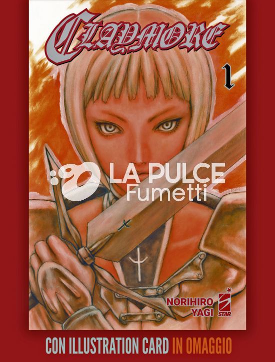 CLAYMORE NEW EDITION 1/27 COMPLETA NUOVI (N 1-3 1A TIRATURA CON ALLEGATO + N 11 ESAURITO)