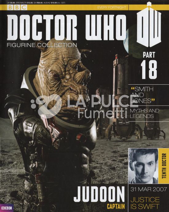 DOCTOR WHO FIGURINE COLLECTION #    18: JUDOON CAPTAIN