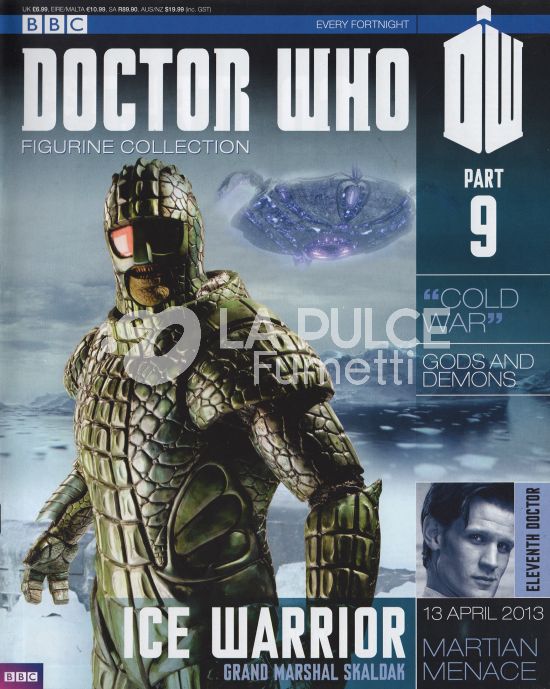 DOCTOR WHO FIGURINE COLLECTION #     9: ICE WARRIOR - GRAND MARSHAL SKALDAM