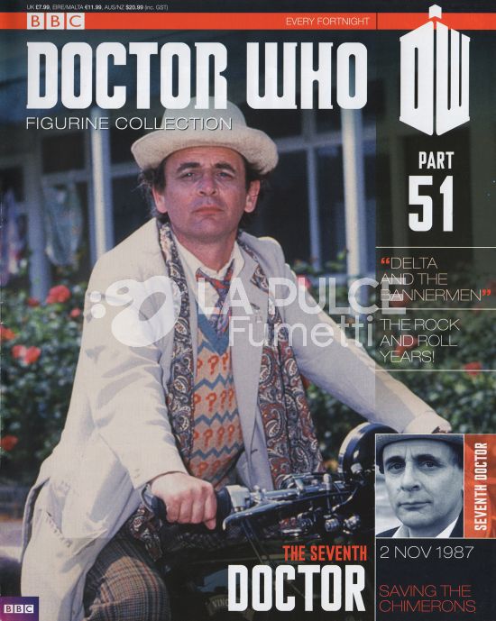 DOCTOR WHO FIGURINE COLLECTION #    51: THE SEVENTH (7TH) DOCTOR
