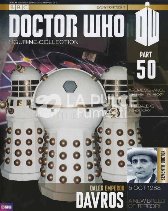 DOCTOR WHO FIGURINE COLLECTION #    50: DALEK EMPEROR DACROS