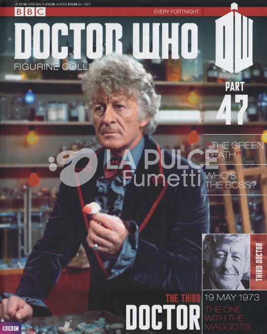 DOCTOR WHO FIGURINE COLLECTION #    47: THE THIRD (3RD) DOCTOR