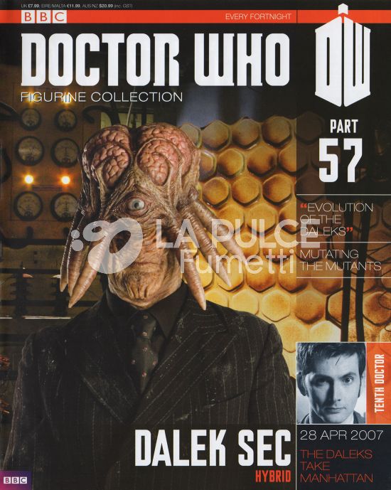 DOCTOR WHO FIGURINE COLLECTION #    57: DALEK SEC HYBRID