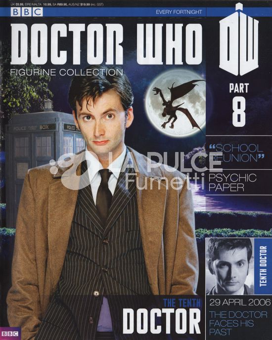 DOCTOR WHO FIGURINE COLLECTION #     8: THE TENTH (10TH) DOCTOR