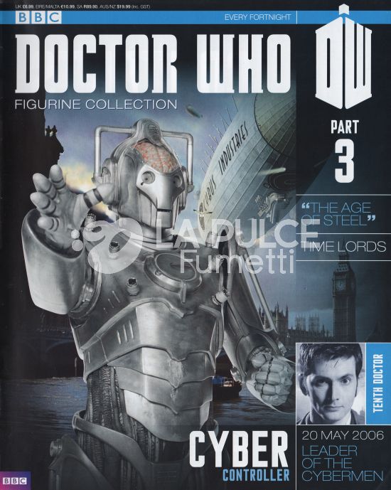 DOCTOR WHO FIGURINE COLLECTION #     3: CYBER CONTROLLER
