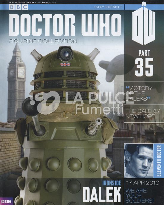 DOCTOR WHO FIGURINE COLLECTION #    35: IRONSIDE DALEK