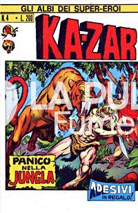 GLI ALBI DEI SUPER-EROI- KA-ZAR 1/5  COMPLETA  (ASE 4+8+9+19+39 )