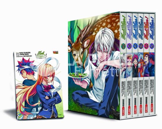 FOOD WARS - COFANETTO #     4 - VOLUMI 19-20-21-22-23-24 + CARTOLINA 1A TIRATURA