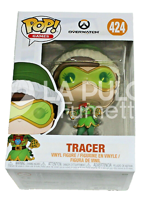 OVERWATCH : TRACER - VINYL FIGURE # 424- POP FUNKO GAMES