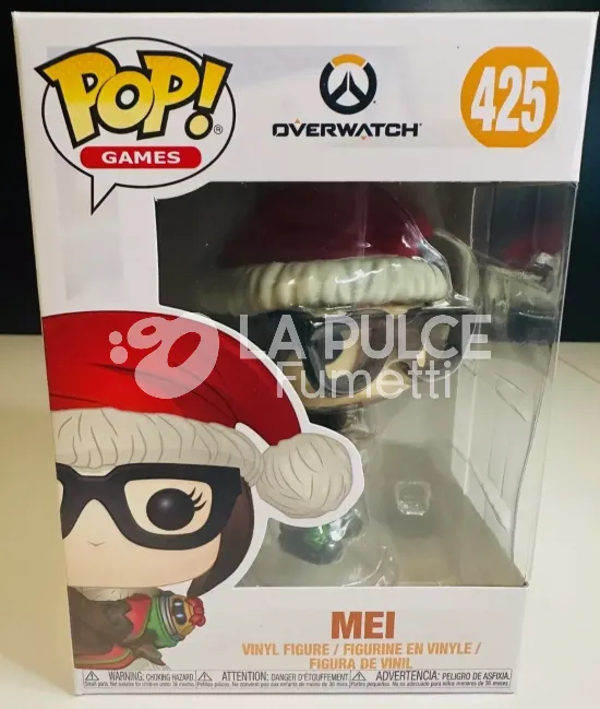 OVERWATCH : MEI- VINYL FIGURE # 425- POP FUNKO GAMES