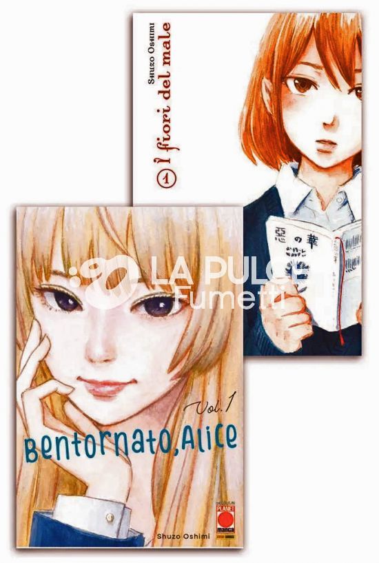 I FIORI DEL MALE - AKU NO HANA 1/11 COMPLETA + BENTORNATO, ALICE 1 NUOVI (N 1 VARIANT)