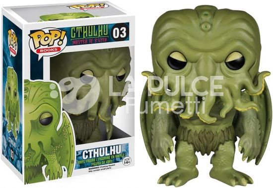 CTHULHU MASTER OF R'LYEH: H. P. LOVECRAFT CTHULHU - VINYL FIGURE #     3 - POP FUNKO BOOKS