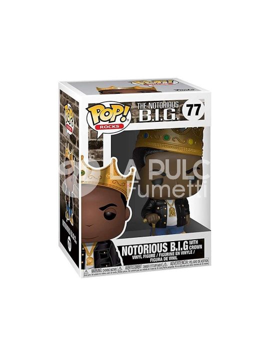THE NOTORIUS B.I.G. : NOTORIUS B.I.G. WITH CROWN #   77 - POP ROCKS FUNKO