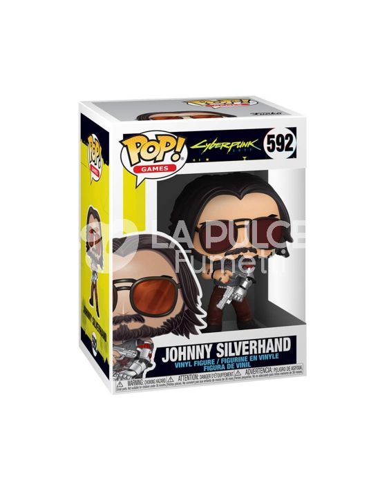 CYBERPUNK 2077 : JOHNNY SILVERHAND - VINYL FIGURE #  592 - POP FUNKO GAMES