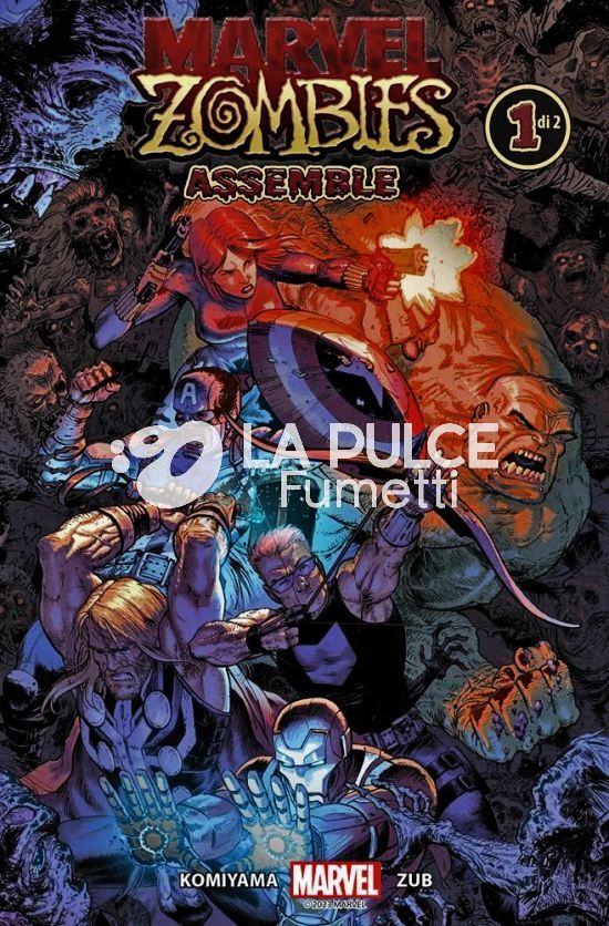 MARVEL ZOMBIES ASSEMBLE 1/2  COMPLETA NUOVI - N 1 VARIANT