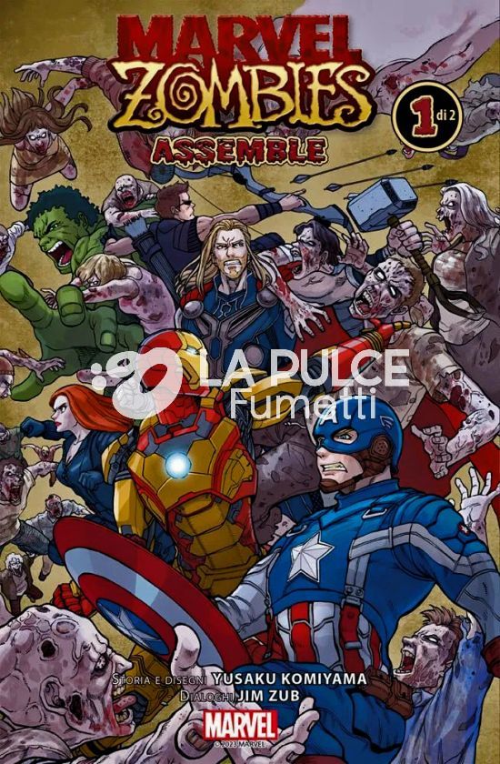 MARVEL ZOMBIES ASSEMBLE 1/2 COMPLETA NUOVI