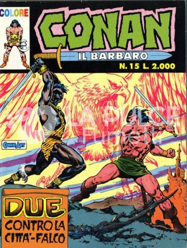 CONAN IL BARBARO COLORE #    15: DUE CONTRO LA CITTA'-FALCO