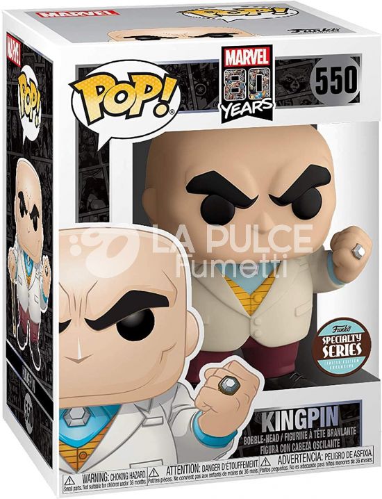 MARVEL 80 YEARS - KINGPIN MARVEL VINYL FIGURE #   550 - POP FUNKO specialty series