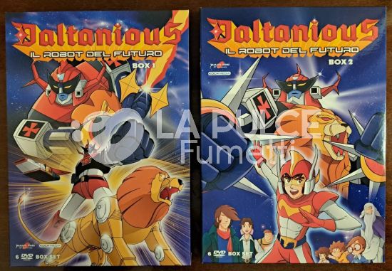 DALTANIOUS IL ROBOT DEL FUTURO BOX 1/2 COMPLETO nuovi - 12 DVD - EPISODI 1/47