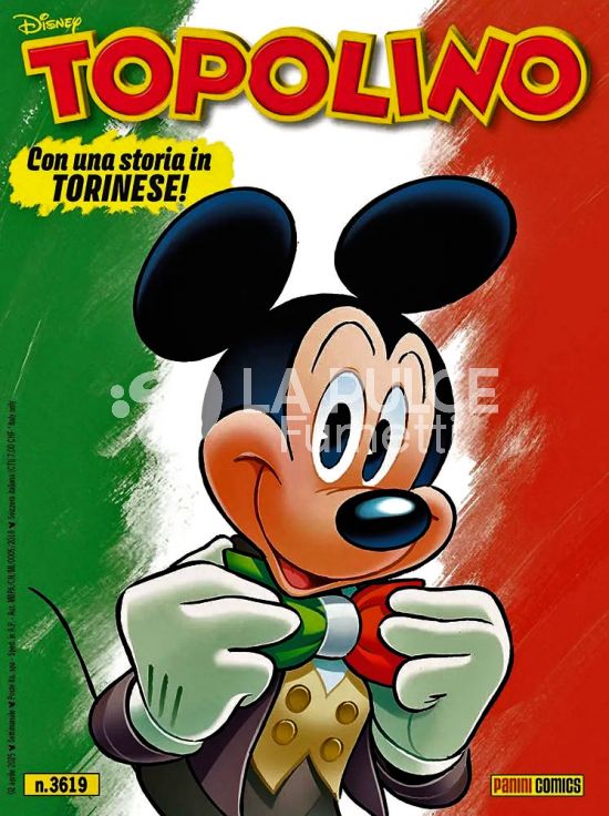 TOPOLINO LIBRETTO #  3619 - VERSIONE PIEMONTE