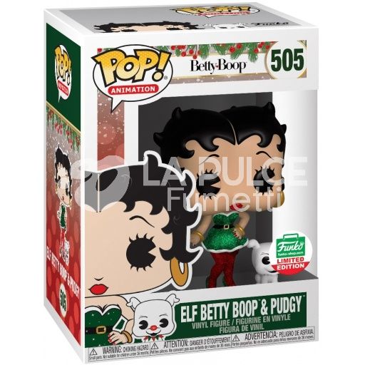 BETTY POP: ELF BETTY POOP & PUDGY - VINYL FIGURE #   505 - POP ANIMATION LIMITED EDITION