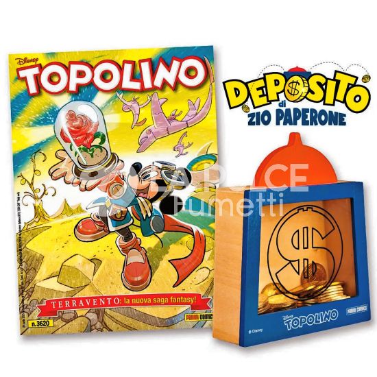 TOPOLINO LIBRETTO #  3620 + DEPOSITO DI ZIO PAPERONE SALVADANAIO