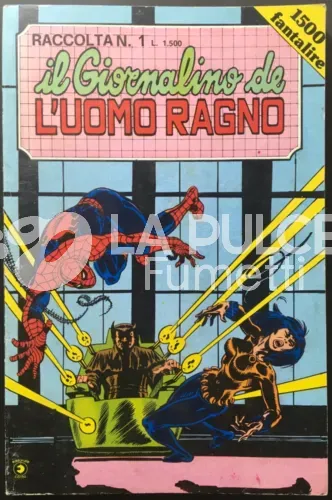GIORNALINO DE L'UOMO RAGNO RACCOLTA #    1:  (CONTIENE I PRIMI 4 )