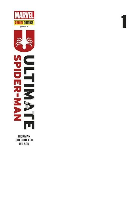 ULTIMATE SPIDER-MAN - 6160 1/6 ( N 1 VARIANT BLANK ) NUOVI